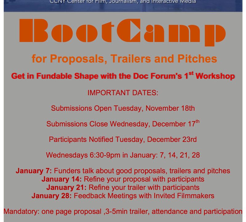 Boot Camp Announcement